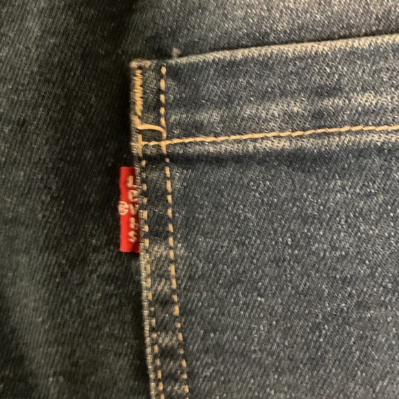 Levi's - Kids Blue Distressed Denim Shorts - Picture 6 of 8